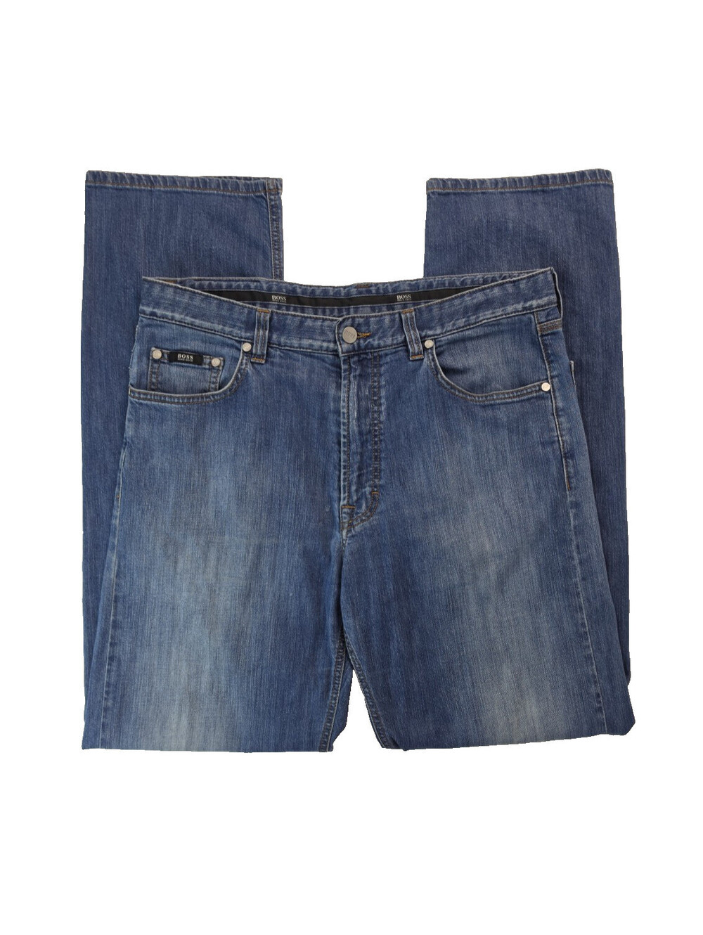 Hugo Boss Alabama Blue Denim Jeans Mens Size 36x34